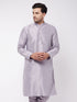 Men's Lavender Silk Blend Kurta